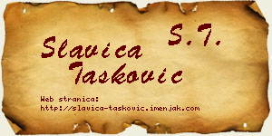 Slavica Tasković vizit kartica